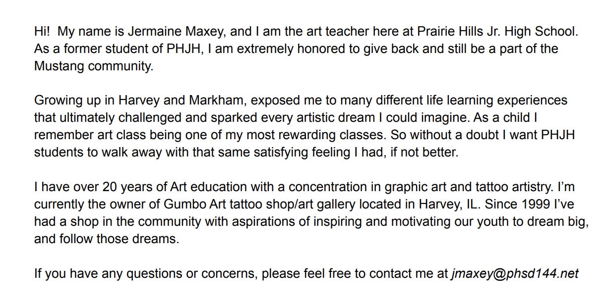 Mr. Maxey Intro